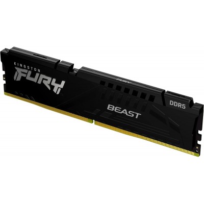 Kingston KF560C30BB-16 Fury 16GB DDR5-6000 CL30 Desktop Memory, Black