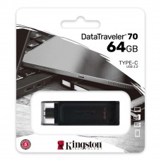 Kingston USB-C 3.2 (Type-C) 64GB Flash Drive DT70/64GB