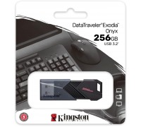 Kingston USB 3.2 Black DTXON/256GB Flash Drive (NO CAP)