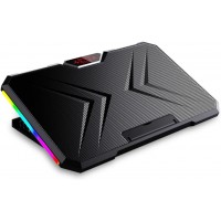 019 RGB Laptop Cooler Pad, 41*27*3CM, Up to 17"