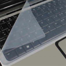 Universal Silicone Keyboard Protector for Laptops 10"x4.5", transparent, water proof protection