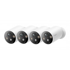 (Open Box) TP-Link TC85 (4-pack) Smart 2K QHD wireless cordless Wi-Fi Indoor/Outdoor Security Camera