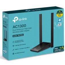 TP-Link ARCHER T4UPlus (2*Antennas) high gain long range AC1300 Wireless Dual Band USB Adapter