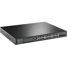 TP-Link SG3428XMP JetStream 24-Port Gigabit and 4-Port 10GE SFP+ L2+ Managed Switch with 24-Port PoE+