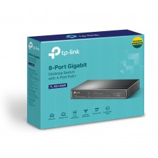 (4P PoE) TP-Link SG1008P 8-Port Gigabit PoE Switch with 4 PoE+ Ports @64W