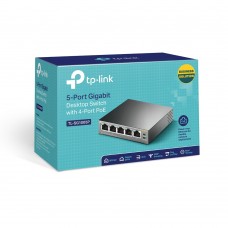 (4P PoE) TP-link SG1005P 5-Port Gigabit Desktop Switch with 4-Port PoE