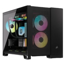 Corsair 2500D Airflow M-ATX Mid-Tower Dual Chamber PC Case - Black