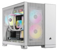 Corsair 2500D Airflow M-ATX Mid-Tower Dual Chamber PC Case - White