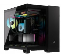 Corsair 2500X mATX & mITX Mid-Tower Dual Chamber PC Case - Black