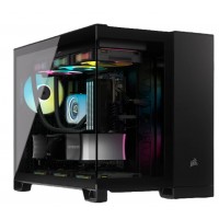 Corsair 2500X mATX & mITX Mid-Tower Dual Chamber PC Case - Black