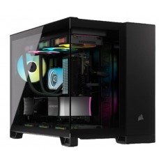 Corsair 2500X mATX & mITX Mid-Tower Dual Chamber PC Case - Black