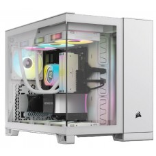 Corsair 2500X mATX & mITX Mid-Tower Dual Chamber PC Case - White