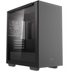 (mATX) DeepCool MACUBE 110 Micro ATX Case with Full-size Magnetic Tempered Glass Black