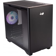 inWin A3 Micro-ATX Case (Black) Tempered Glass Panel w/ 1x ARGB Fan
