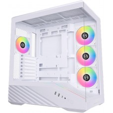 Lian-Li V100 TG 4x 120mm ARGB PWM Fan ATX Case (White)