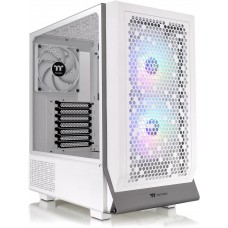 Thermaltake (Open Box) Ceres 300 White E-ATX Case TG Panel ARGB Fan x 3