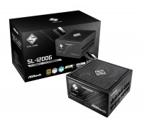 ASRock 1200W 80+Gold Fully-Modular PCIe5.1 ATX3.1 Power Supply (Retail Box)