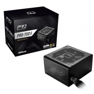ASRock 750W 80+Gold Non-Modular PCIe5.1 ATX3.1 Power Supply (Retail Box)