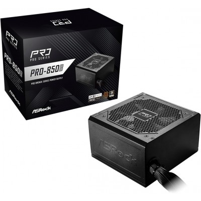ASRock 850W 80+Bronze Non-Modular PCIe5.1 ATX3.1 Power Supply (Retail Box) ASRock 850W 80+Bronze Non-Modular PCIe5.1 ATX3.1 Power Supply (Retail Box)