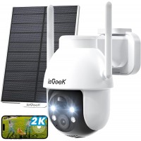 ieGeek Security Cameras (Model: ZY-C2) Wireless Outdoor-Solar & Battery Powered Camera System for Home Exterieur Surveillance, 360°PTZ WiFi Cam with 2K Color Night Vision, Smart Siren, Motion Sensor, Work with Alexa ieGeek Security Cameras (Model: ZY-C2) Wireless Outdoor-Solar & Battery Powered Camera System for Home Exterieur Surveillance, 360°PTZ WiFi Cam with 2K Color Night Vision, Smart Siren, Motion Sensor, Work with Alexa