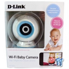 D-Link DCS-825L 720p HD Day/Night WiFi BabyCam w/Temperature Sensor, 2-way Audio