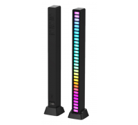 RGB Sound Control Pickup Rhythm Light, 32 Bit Music Level Indicator With Battery