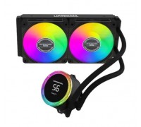 LC-B240-T 240mm ARGB Liquid Cooler With Temperature Display (Black)