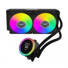 LC-B240-T 240mm ARGB Liquid Cooler With Temperature Display (Black)