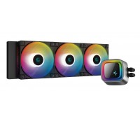 DeepCool LS720 360mm ARGB LED display AIO Liquid CPU Cooler, Black