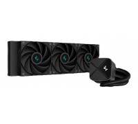 DeepCool LS720 360mm ZERO DARK AIO Liquid CPU Cooler, Black
