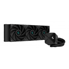 DeepCool LS720 360mm ZERO DARK AIO Liquid CPU Cooler, Black
