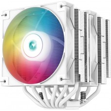 (LGA1700 & AM5) Deepcool AG620 ARGB Dual-Tower 120mm CPU Cooler (White)