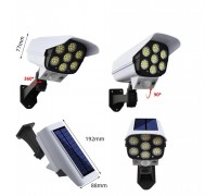 Solar LED Lamp Human Body Induction Motion Sensor With Remote (Model: 217)