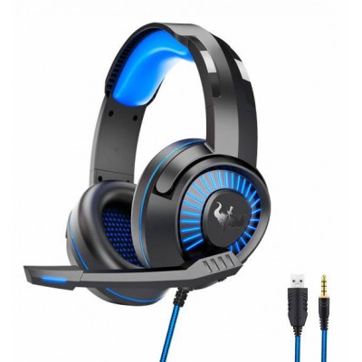 Ovleng GT66 USB+3.5" Gaming Headphone with Microphone