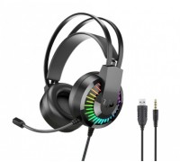 Ovleng GT68 USB+3.5" Gaming Headphone with Microphone