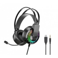 Ovleng GT68 USB+3.5" Gaming Headphone with Microphone
