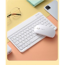 030 Mini Bluetooth Keyboard and Mouse Combo - White
