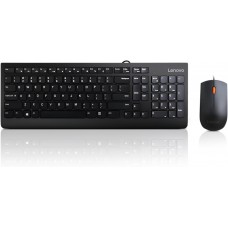 Lenovo 300 USB Combo Keyboard & Mouse - Black, New