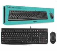 Logitech MK120 USB Keyboard and Mouse Combo, New