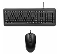 Top Sync MK220 USB Keyboard and Mouse Combo, Black, New