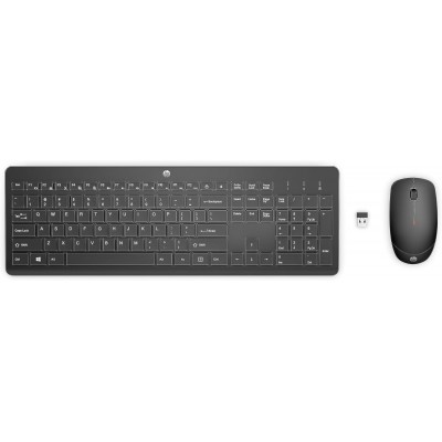 HP 230 Wireless Keyboard and Mouse - Black, New