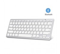 BK3001 Slim Wireless Bluetooth Keyboard, Silver