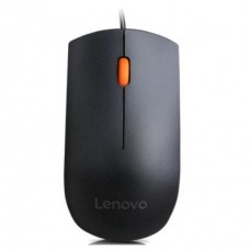 Lenovo Wired USB Mouse  - Black, New