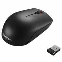 Lenovo 300 Wireless Compact Mouse - Black, New