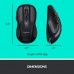 (Refurbished) Logitech M510 Wireless Optical Mouse - Black, 30-Day Warranty