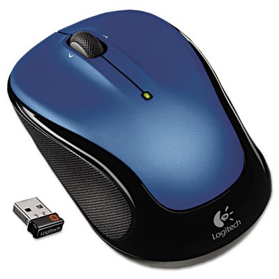 (Poly Bag-Refurb) Logitech M325 Wireless Mouse, Blue, 30 Days Warranty