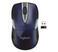 (Refurbished) Logitech M525 Wireless Optical Mouse - Blue, 30-Day Warranty