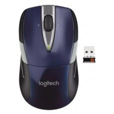 (Refurbished) Logitech M525 Wireless Optical Mouse - Blue, 30-Day Warranty