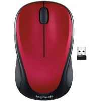 (Refurbished) Logitech M317 Wireless Mouse - Red
