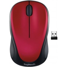 (Refurbished) Logitech M317 Wireless Mouse - Red